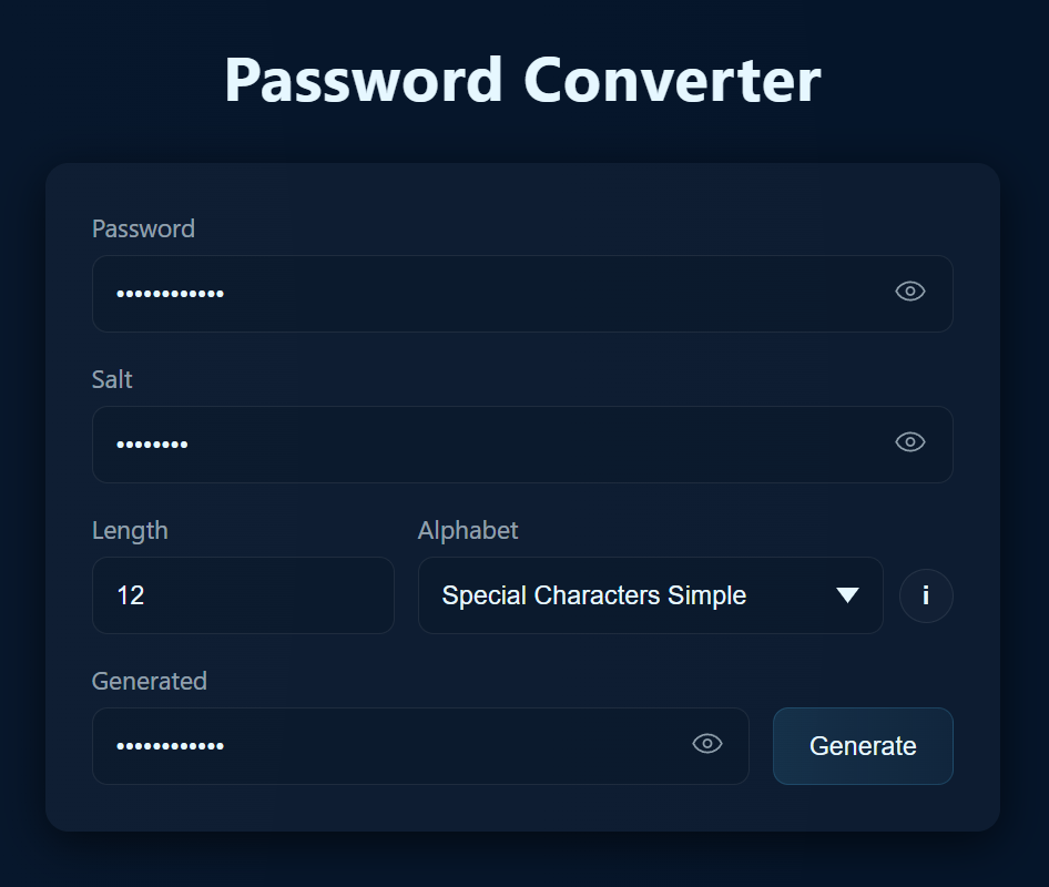 Password Generator — Screenshot 1